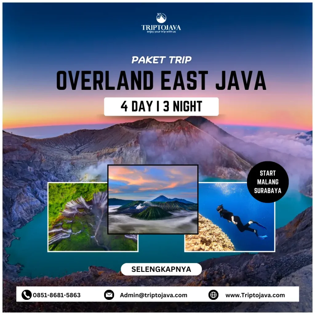 paket 4d3n overland east java