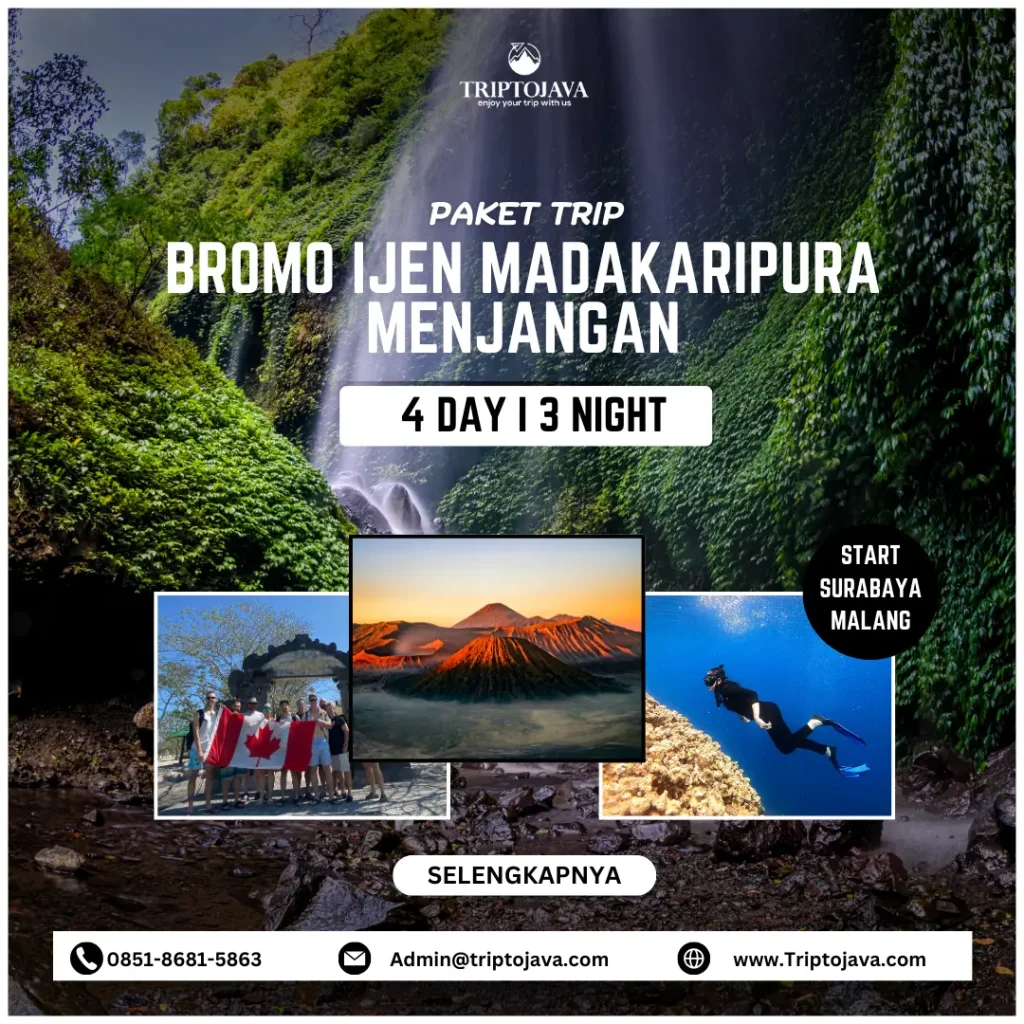 Bromo Ijen Madakaripura 4d3n