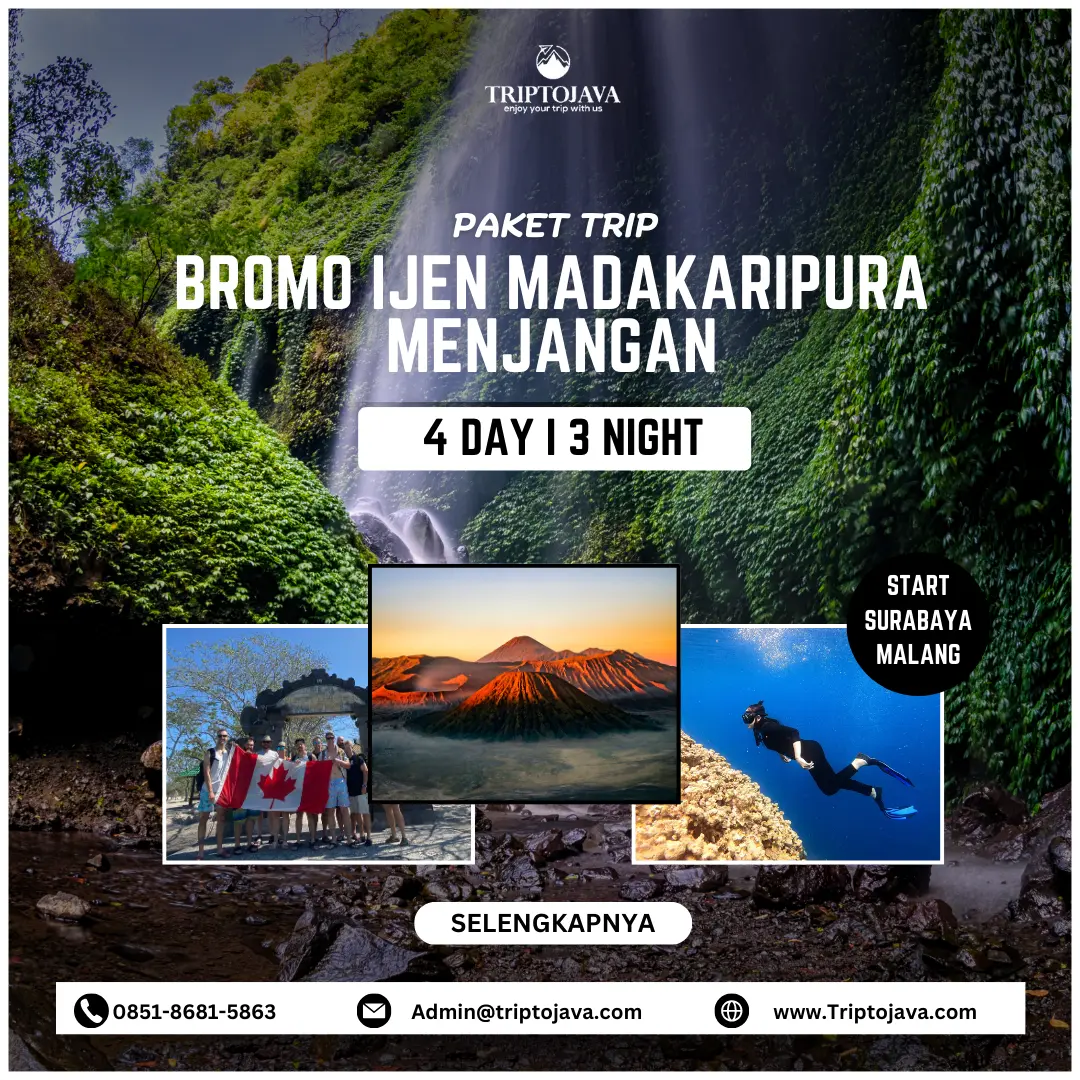 Bromo Ijen Madakaripura 4d3n