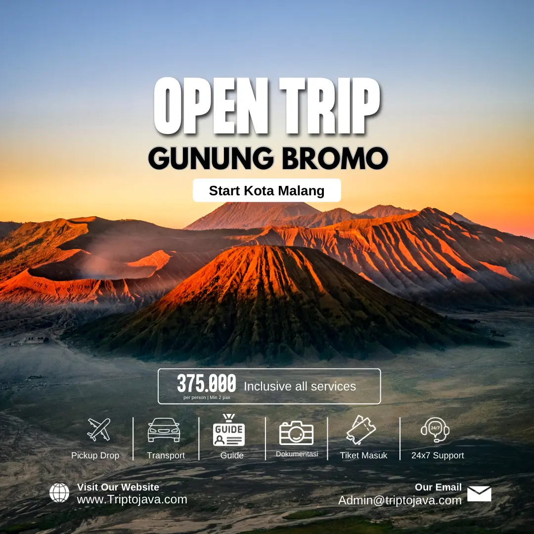 open trip bromo start malang