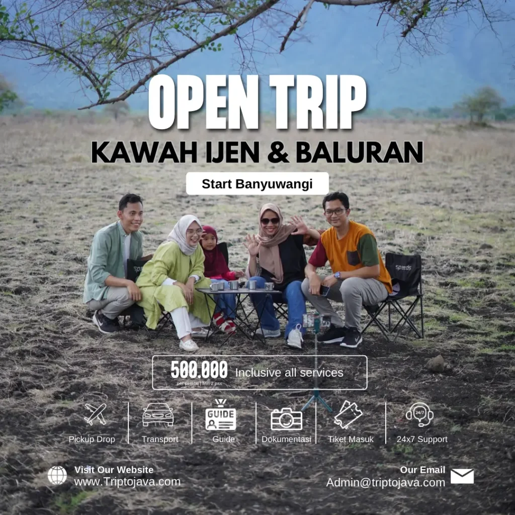 open trip ijen baluran