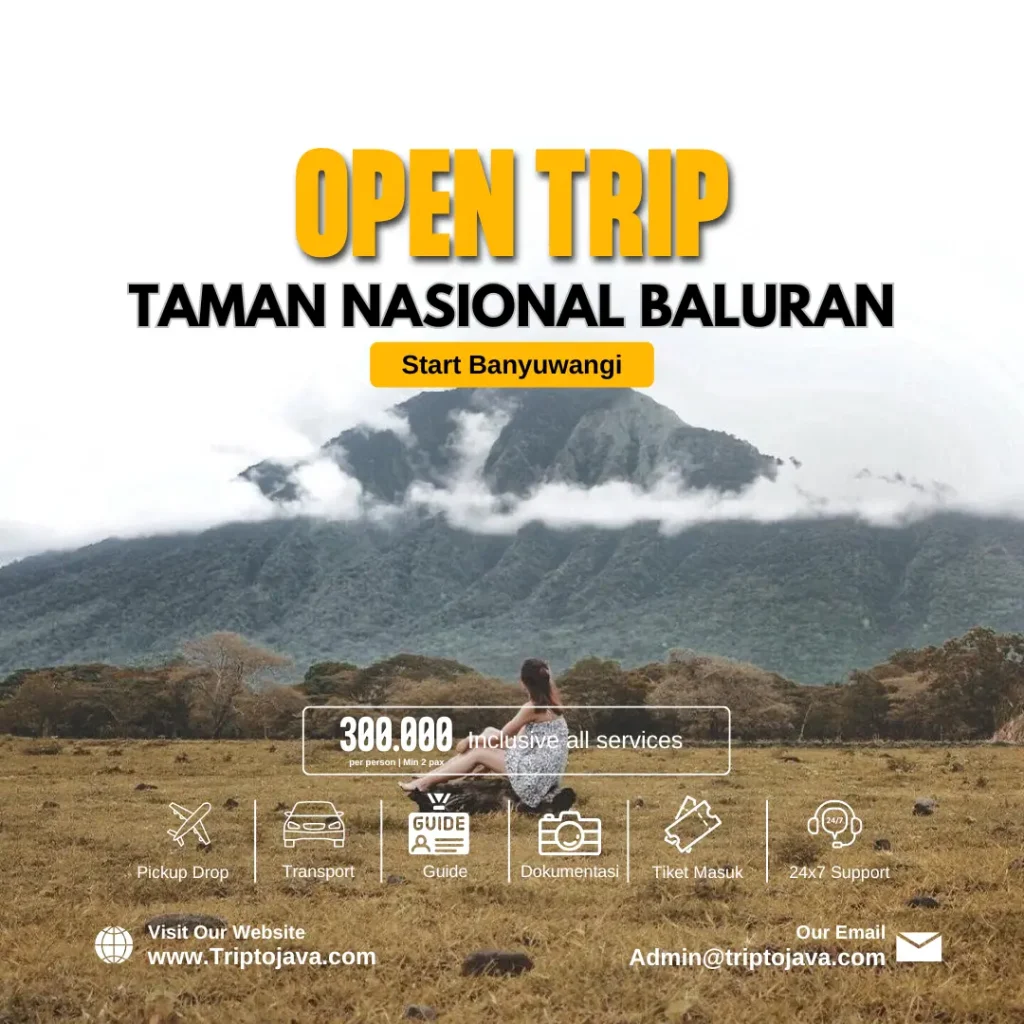 open trip baluran