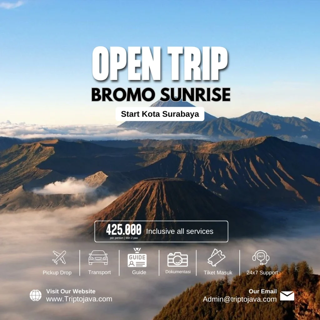 open trip bromo start surabaya