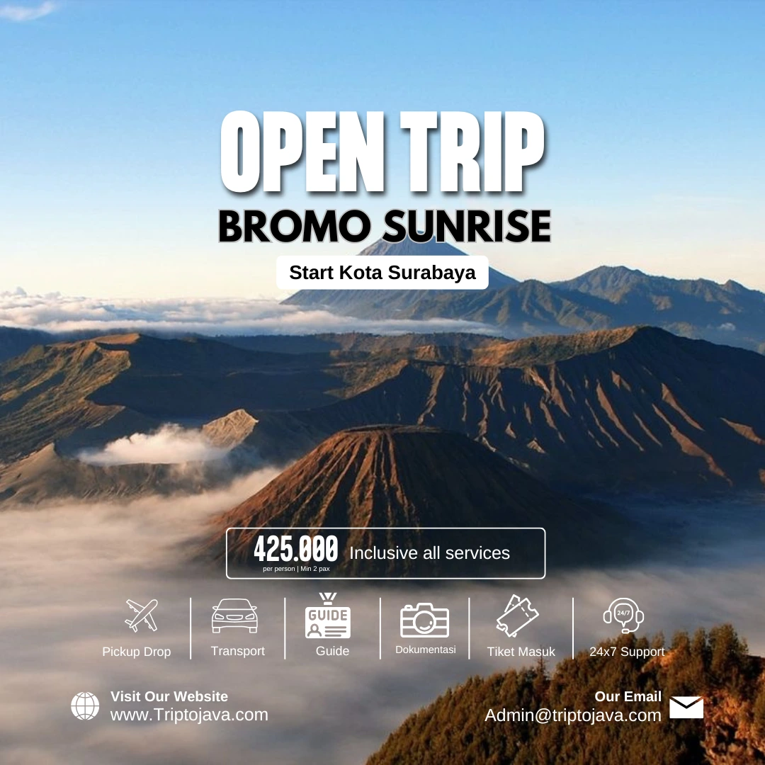 open trip bromo start surabaya
