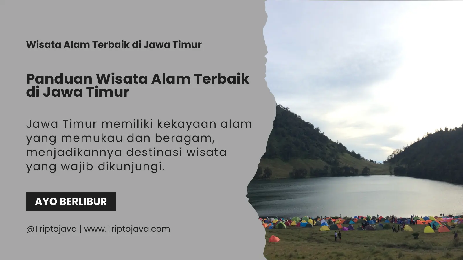panduan wisata alam di jawa timur